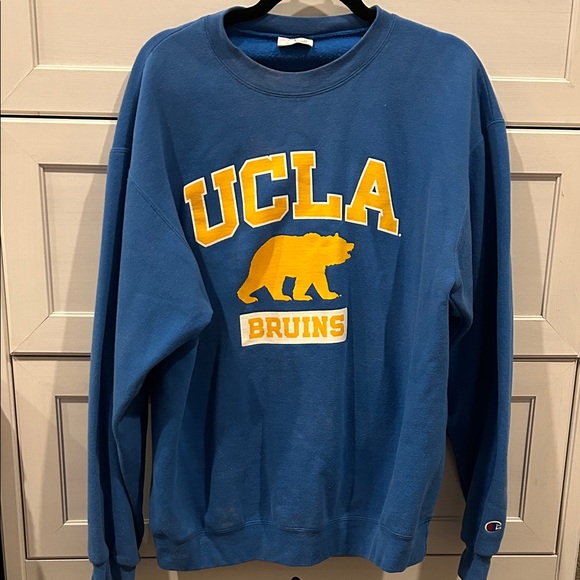 Champion Blue and Gold UCLA Bruins Men's Crewneck Sweatshirt - Picture 1 of 2